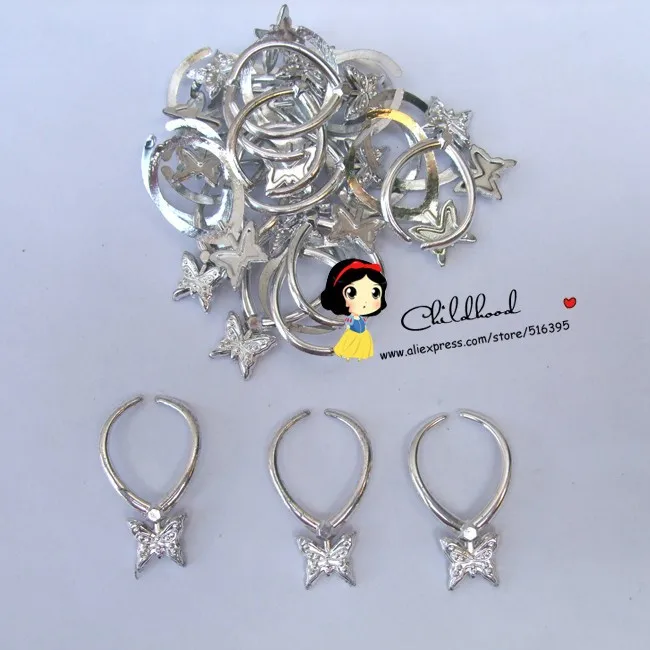 Заводское предложение, 10 шт./лот, серебряное пластиковое ожерелье для куклы Барби, ожерелье, аксессуар