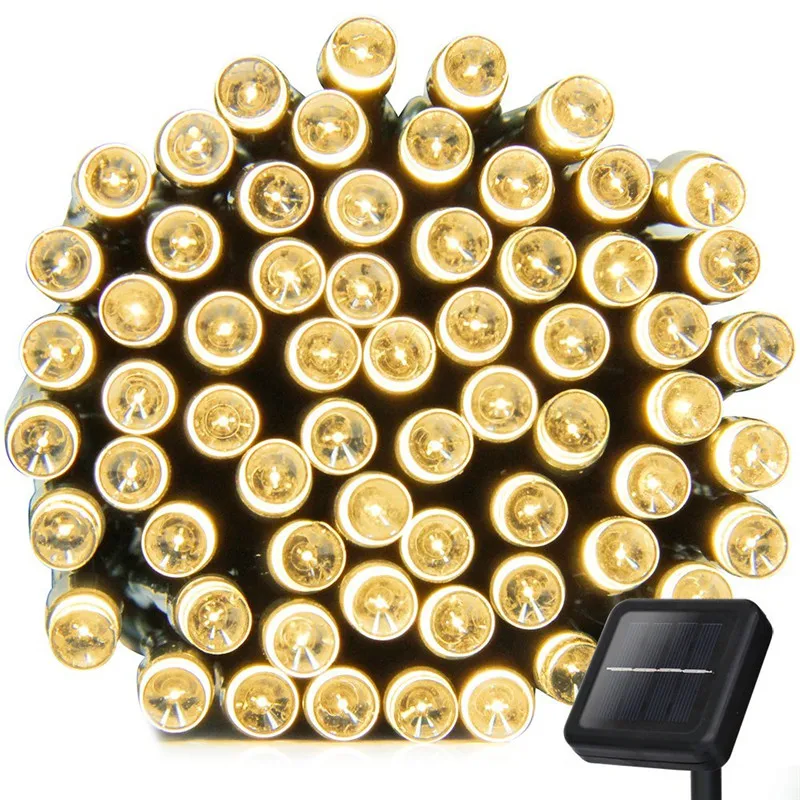 

ECLH Solar LED String Lights 50meter 500 LEDs Waterproof 8 Modes Fairy Christmas Lights Outdoor Lighitng Garden Party Lights