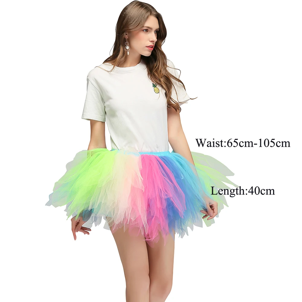 New-2019-Tulle-Skirts-Womens-High-Quality-Elastic-Stretchy-Tulle-Teen-Layers-Womens-Adult-Tutu-Cosplay (1)