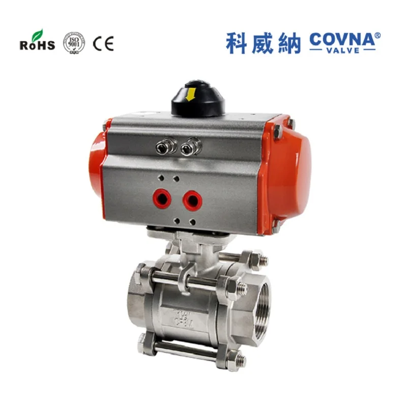 1 1/4 дюйма из нержавеющей стали 304 Penumatic Шаровой Клапан