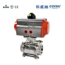 1 1/4 дюйма из нержавеющей стали 304 Penumatic Шаровой Клапан