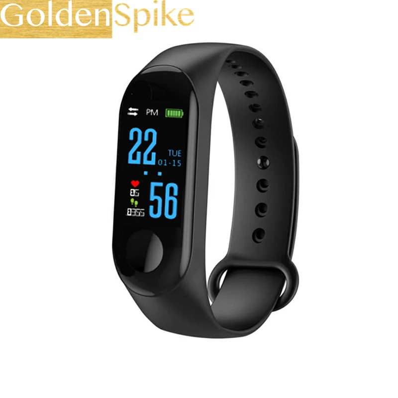 

M3 Smart Bracelet Color Screen SMS reminder Fitness Tracker Heart Rate Monitor Smart Band Sport for Android IOS PK C1Plus G26 Y5
