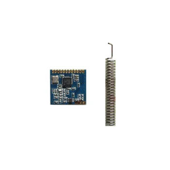

2pcs/lot SI4432 long distance wireless module / through wall king / with spring antenna / 1000 meters