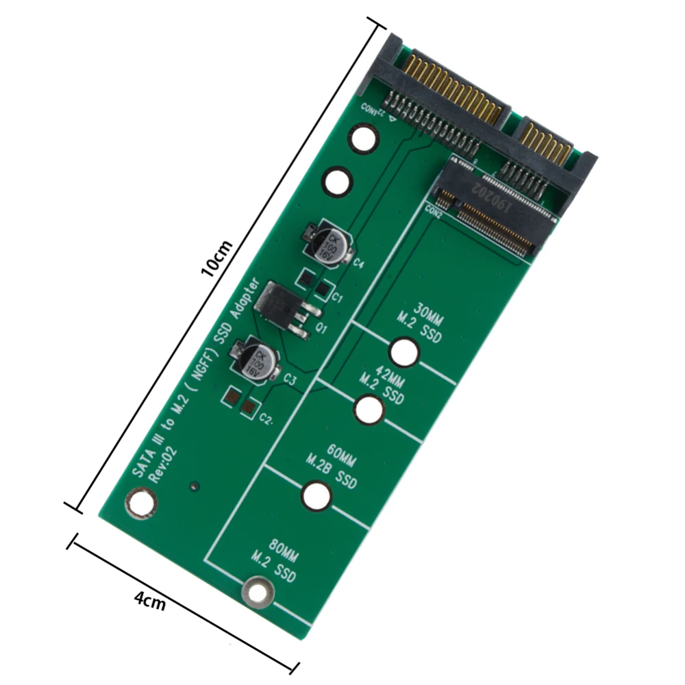 7+15pin SATA TO M.2 2.5inch SSD SATA Adapter NGFF SSD M.2 2.5 inch for SATA3 Converter Card for DOS, Windows 95,98,XP,2000,Vista