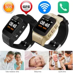2018 D99 пожилых Smart Часы Анти-потерянный SOS Wi-Fi gps фунтов отслеживания sim-карты Водонепроницаемый Smartwatch gps отслеживания часы для взрослых