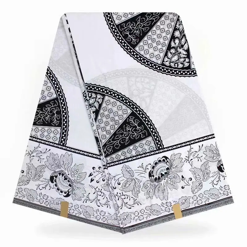 ESEWING высокое качество Анкара Африканский Воск Печать Ткань хлопок 6 ярдов Швейные материалы для платья Гана Нигерия воск ткань 79