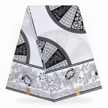 ESEWING высокое качество Анкара Африканский Воск Печать Ткань хлопок 6 ярдов Швейные материалы для платья Гана Нигерия воск ткань 79