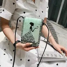 Женская сумка, модная, для девушек, с принтом, Ретро стиль, сумки, Ретро стиль, кожа, через плечо, сумка-мессенджер, с ручкой, для телефона, сумки для, сумка женская