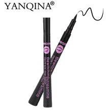 Yanqina женская черная Водостойкая Подводка для глаз жидкая подводка для глаз Карандаш Макияж Косметические Инструменты 131-0230