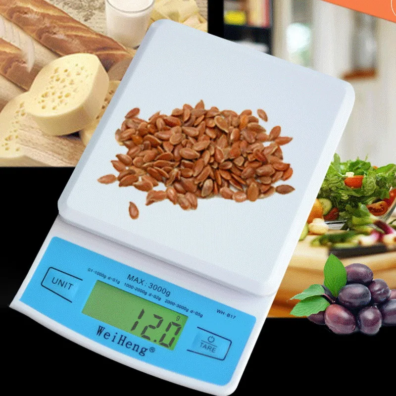 1Pcs 0.1g Digital Kitchen Scale Mini Pocket ultra-thin ultra precision Jewelry Electronic Balance Weight scale