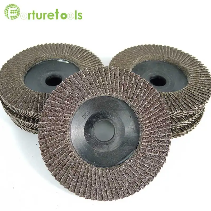 10pcs thickening flap disc for metal and wood polishing dia 100 inch hole 16mm YL15010