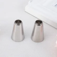 Uroomee#195 головка для торта из нержавеющей стали Обледенение трубопровода сопла из нержавеющей стали торт крем украшения Советы Печенье Кондитерские инструменты