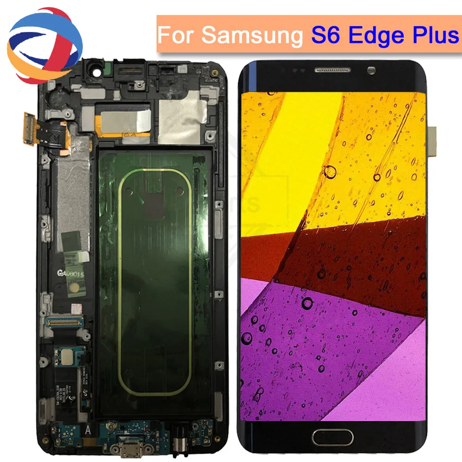 

AMOLED 5.7"For Samsung Galaxy S6 Edge Plus LCD Display G928 G928F Touch Screen Digitizer Assembly For Samsung S6 Edge+ Plus Lcd