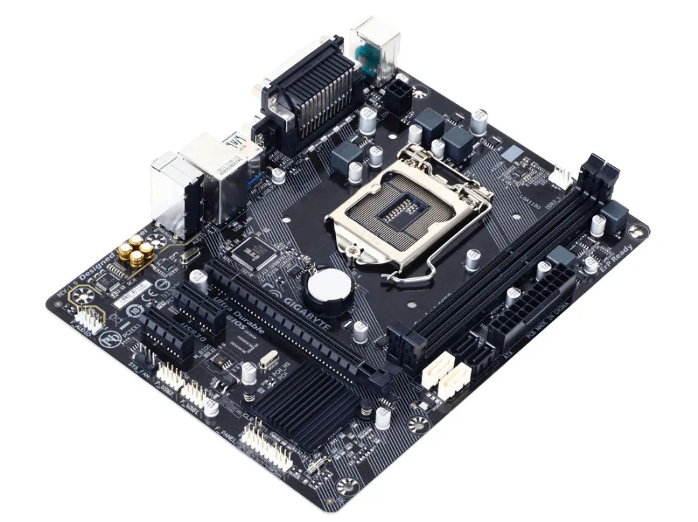 Gigabyte GA H81M DS2 T рабочего Материнская плата H81 LGA 1150 Core i7 i5 i3 DDR3 16G SATA3 USB3.0 VGA микро atx