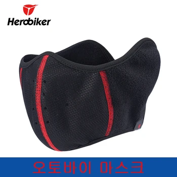 

HEROBIKER Motorcycle Face Mask Breathable Motorcycle Cycling Bike Training Moto Mask Military Tactical Face Shield Ski Mask