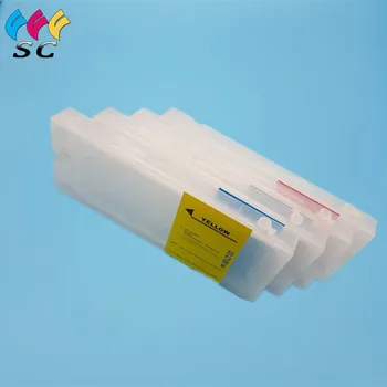 

Refillable cartridge for Epson 4000/4400/4450/4800/4880/7600/9600 wide format printer with Resettable chip