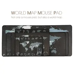 Voground коврик для мыши карта мира натуральный резиновый материал запирающий край водонепроницаемый Противоскользящий стол игровой коврик