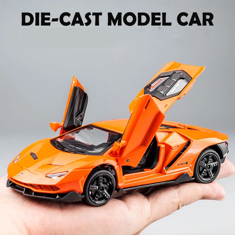 

KIDAMI 1:32 Aventador 750-4 Alloy Diecast Pull Back Car Model carrinhos hot wheels brinqued Gift toys For children oyuncak siku