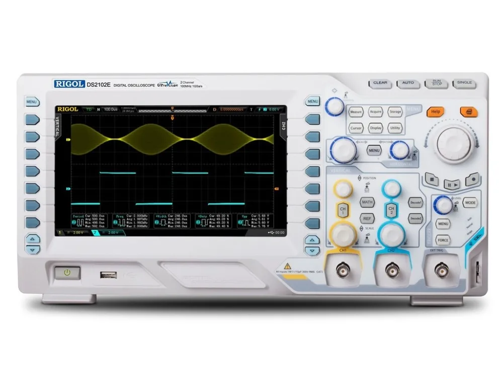 

Rigol DS2102E 2 Channel Oscilloscope,100 MHz