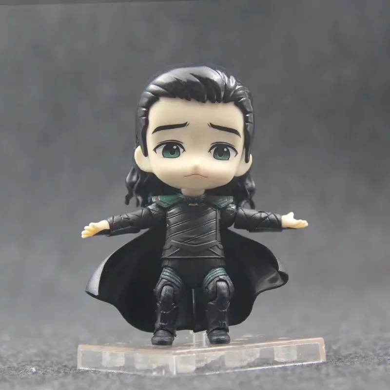 Фильм рисунок 10 см Мстители одежда «Супергерои» Nendoroid Тор Ragnarok Локи 866 ПВХ фигурку Коллекционная модель игрушка в подарок