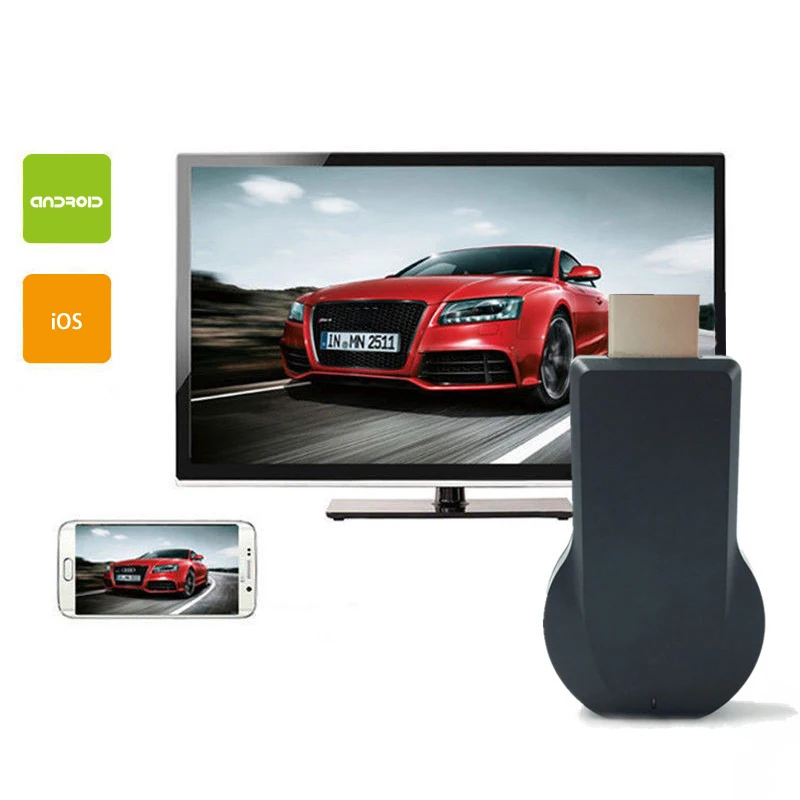 Беспроводной приемник Kebidumei M2 Plus 1080P WiFi Дисплей HDMI ТВ флешка Miracast для смартфонов и
