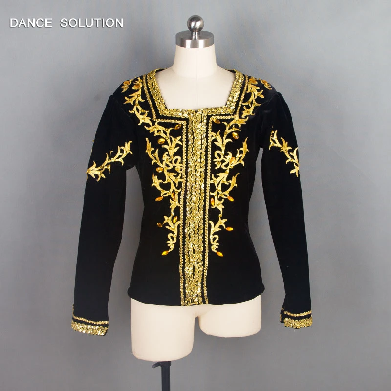 black and gold tunic top