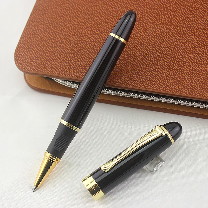 Гелевая ручка JINHAO X450 темно-зеленая и золотистая 0,7 мм перо полностью металлическое синий красный 23 цвета и чернила JINHAO 450 шариковая ручка
