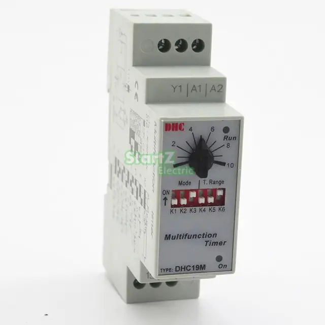 Multifunction Timer Relay Switch 0.6S 100H AC/DC 24 240V (50/60Hz)in