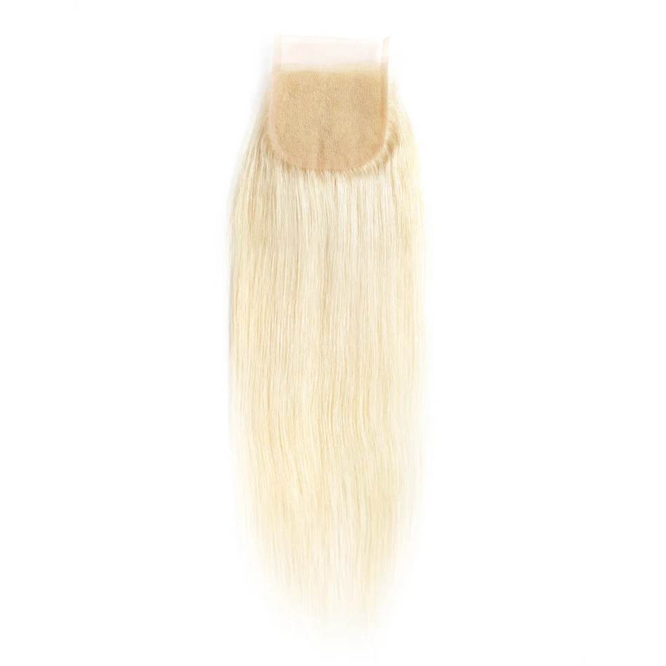 Бразильские Прямые 613 светлые прозрачные кружевные накладки фронтальные 4x4 девственные человеческие волосы средняя часть Отбеленный узел с детскими волосами