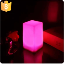 Home/Hotel decor 7 Color change portable led night light Glowing Table Lamps for Christmas Decoration free shipping 10pcs/Lot