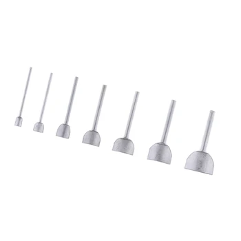 

7Pcs Steel Leather Craft 1/4-Round Cutter Punch Strap Tools Belt Wallet End DIY 10/15/20/25/30/35/40mm