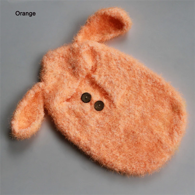 Macio com Orelha de Uma Bolsa de Dormir Bebê Recém-nascido Fotografia Adereços Crianças Traje Envoltório Foto Acessórios Recém-nascidos Prop Quente Peça 6 High Quality Mamãe e Bebê