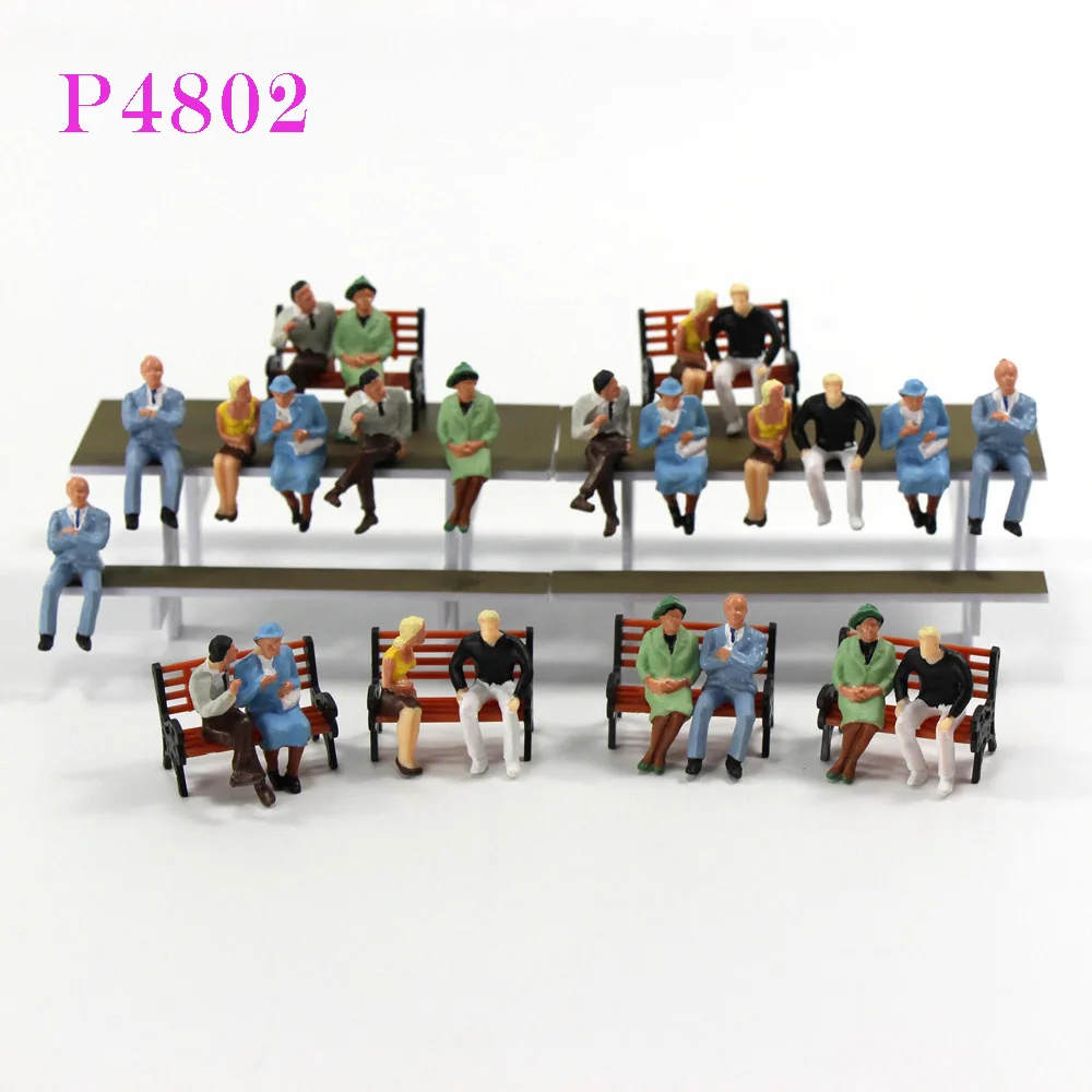 P48 все новые сидящие фигуры O Масштаб 1:48 нарисованные люди модель железной дороги 1:48 масштабные фигуры модель