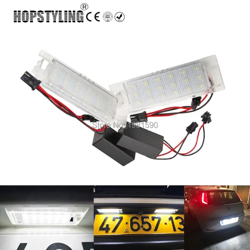 Hopstyling 2 шт. 18SMD Белый светодиодный поворотника ошибок для fiat Класс Punto Multipla Marea Tipo Doblo 500L Тюнинг автомобилей