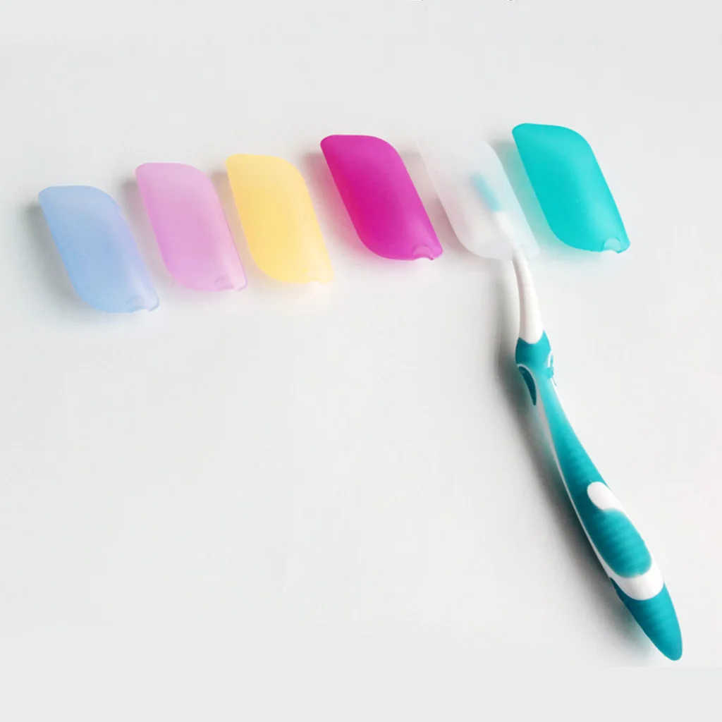 New Arrival 3pcs Silicone Toothbrush Head Case Covers for Outdoor Sports Home Use Travel Outdoor Tools 