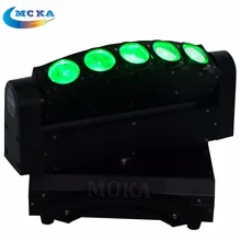 Новинка, 5x10 Вт светодиодный прожектор, поворотный 5 Eyes RGBW 4in1 световой луч сценический светильник сценического диджейское световое оборудование