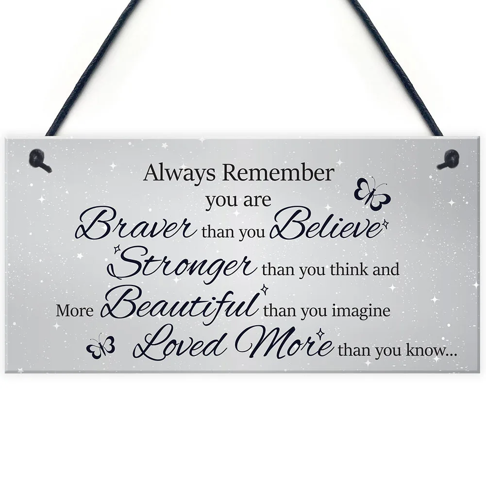 

Board Home Wall Plaques Chic Rectangle Friendship Hanging Craft Family Decoration Vintage Wooden Signs Door