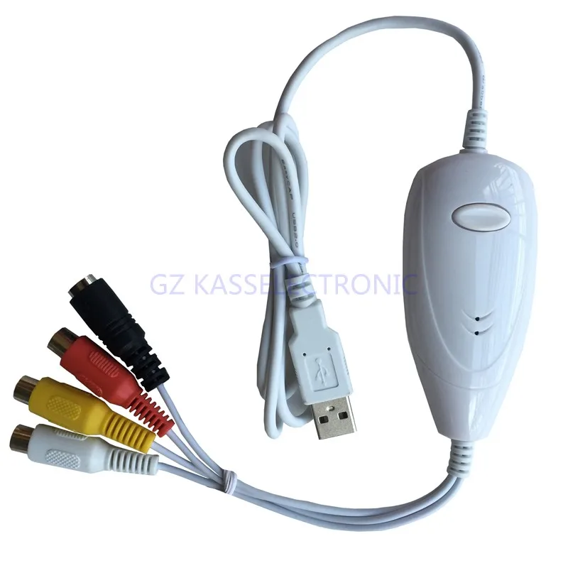 2017 new vhs analog to digital video converter, capture analog video from VHS, Hi8, to Windows7 8 10 or Mac OS, Free shipping