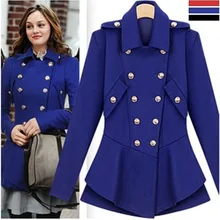 Женские горячий красный синий черный короткие тонкий двубортная модель зима осень бренд юбка пальто шерстяной жакет верхняя одежда Топ kaban