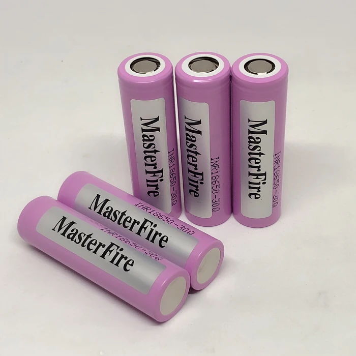 

MasterFire 5pcs/lot 100% Original 3.7V INR 18650 30Q 3000mAh Rechargeable Batteries For 18650 Battery E-Cigarette