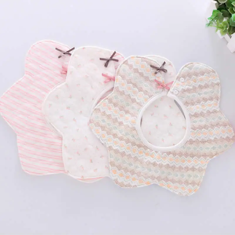 Cotton Bandana Bibs Baby Feeding Smock Infant Burp Cloths Cartoon Saliva Towel Baby Eating Accessory Soft Baby Stuff waterproof