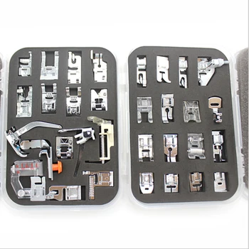 

32pcs/set Domestic Sewing Machine Presser Foot Braiding Blind Stitch Darning Presser Feet Kit Set For Brother Singer Janome