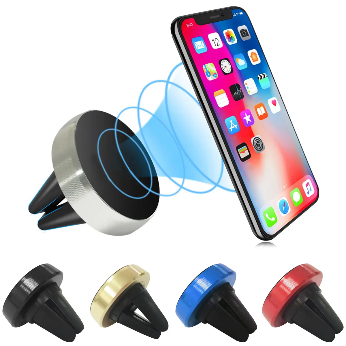 

Magnetic Phone Holder Car GPS Air Vent Mount Magnet Cell Phone Stand Holder for iPhone 7 Samsung Xiaomi Pocophone F1 Huawei