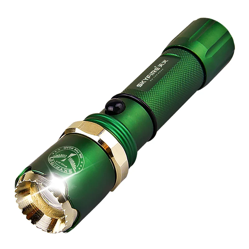 Full Waterproof Outdoor Flashlight 3 modes 18650 Rechargeable Battery
