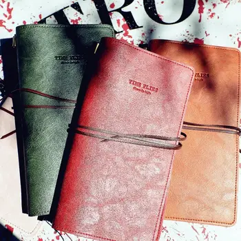 

"Time Flies" Soft Faux Leather Diary Travel Notebook Business Study Notepad Scrapbooking Stationery Gift