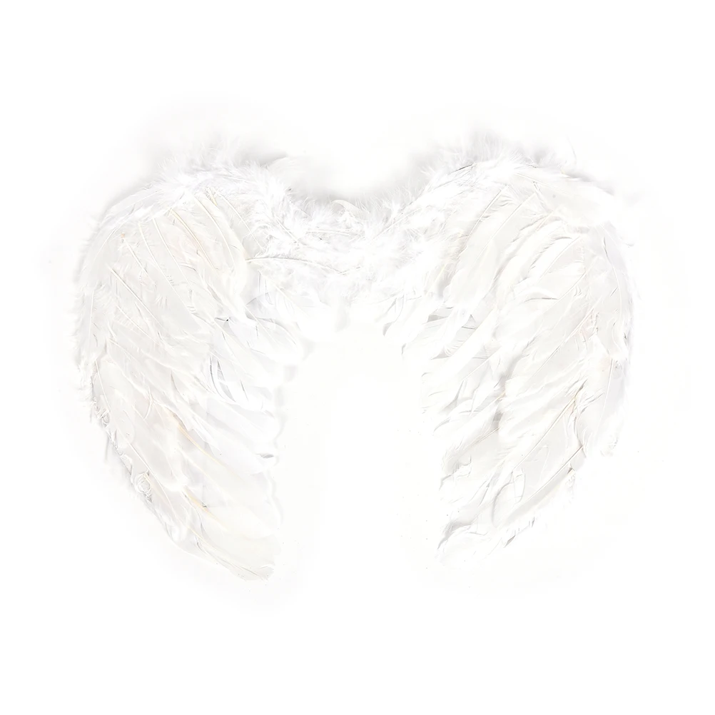 Halloween Fancy Dress Angel Halo /& Wings White Black Evil Good Hen Party Prop