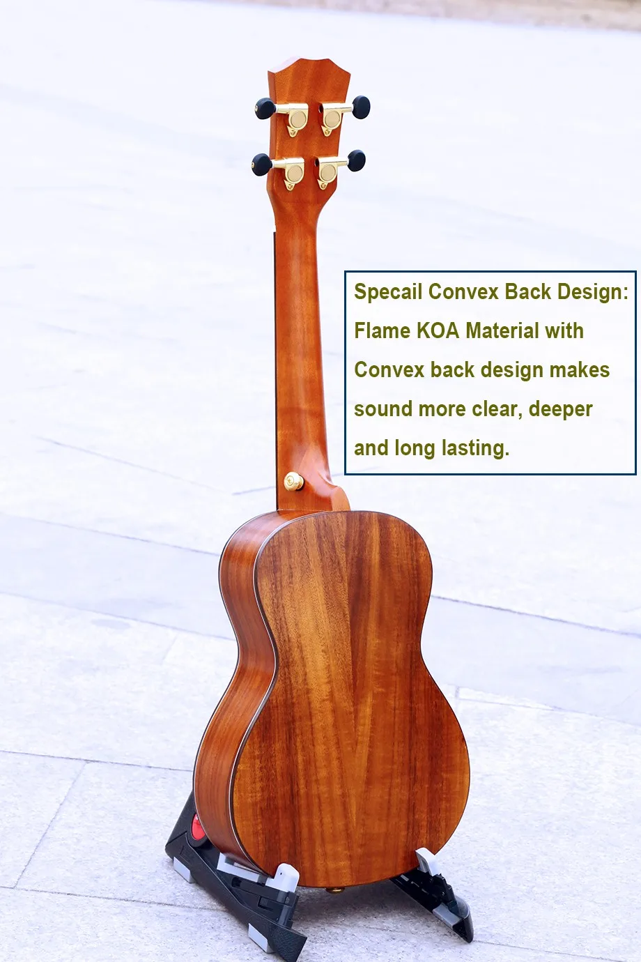 23 дюймов концертная укулеле специальный гриф украшение мини гитара из КоА ручной работы Китай Гитара ra ukelele музыкальный инструмент