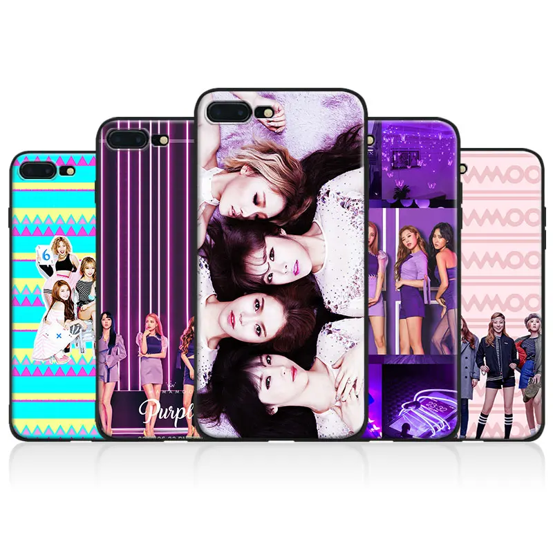 

MAMAMOO Kpop Girl group tpu Soft Silicone Phone Case Cover Shell For Apple iPhone 5 5s Se 6 6s 7 8 Plus X XR XS MAX