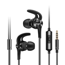 Metal HIFI In-ear Earphone for Phone Sports Heavy Bass Wired Earphones with Microphone 3.5mm Dynamic In Ear Stereo Ear Phones Metal HIFI In-ear Earphone for Phone Sports Heavy Bass Wired Earphones with Microphone 3.5mm Dynamic In Ear Stereo Ear Phones