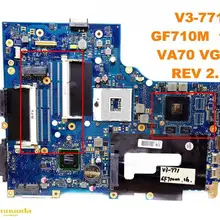forACER V3-771 V3-771G Материнская плата ноутбука V3-771 GF710M 1 ГБ VA70 VG70 REV 2,1 Протестировано хорошее
